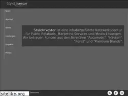 Sites similar to style-investor.com