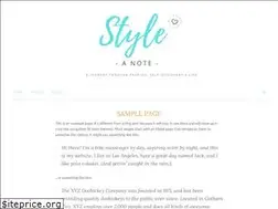 Sites similar to styleanote.com