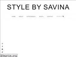 Sites similar to stylebysavina.com