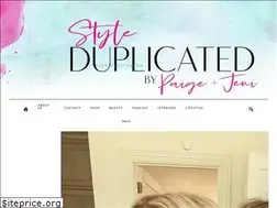 Sites similar to styleduplicated.com