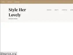 Sites similar to styleherlovely.com