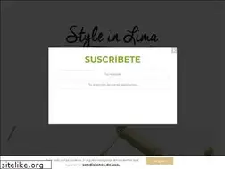 Sites similar to styleinlimablog.com