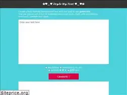 Sites similar to stylemytext.com