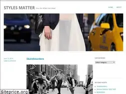 Sites similar to stylesmatters.wordpress.com