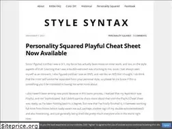 Sites similar to stylesyntax.com