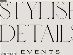 Sites similar to stylishdetailsevents.com