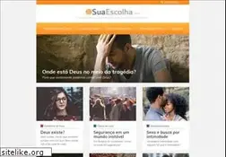 Sites similar to suaescolha.com