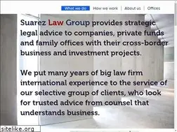 Sites similar to suarezlawgroup.us
