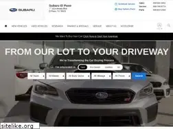 Sites similar to subaruelpaso.com