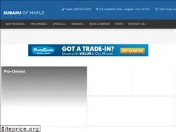 Sites similar to subaruofmaple.com