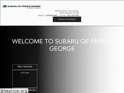 Sites similar to subaruofprincegeorge.com