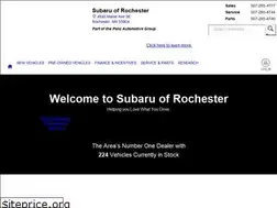 Sites similar to subaruofrochestermn.com