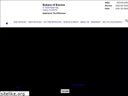 Sites similar to subaruofsonora.com