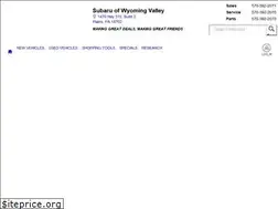 Sites similar to subaruofwyomingvalley.com