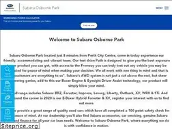 Sites similar to subaruosbornepark.com.au