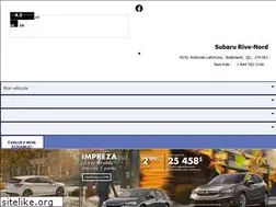Sites similar to subarurivenord.com
