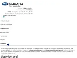 Sites similar to subarusthyacinthe.com