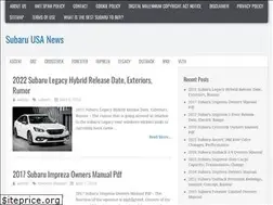 Sites similar to subaruusanews.com