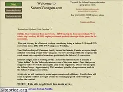 Sites similar to subaruvanagon.com