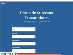 Sites similar to subastasprocuradores.com
