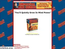 Sites similar to subconsciousmindsecrets.com