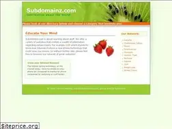 Sites similar to subdomainz.com