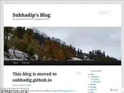 Sites similar to subhadipsblog.wordpress.com