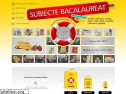 Sites similar to subiecte-bacalaureat.ro