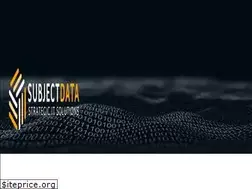Sites similar to subjectdata.io