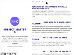 Sites similar to subjectmatterx.com