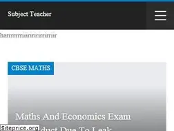 Sites similar to subjectteacher.in