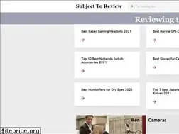 Sites similar to subjecttoreview.com