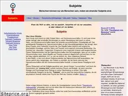 Sites similar to subjekte.de