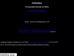 Sites similar to subkultur.de