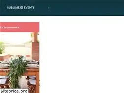 Sites similar to sublimeevents.es