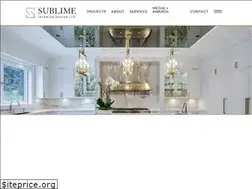 Sites similar to sublimeinteriordesign.com