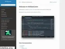 Sites similar to sublimelinter.com