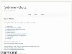 Sites similar to sublimerobots.com