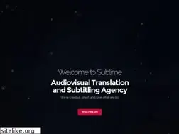 Sites similar to sublimesubtitling.com