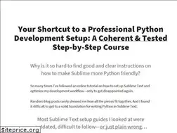Sites similar to sublimetextpython.com