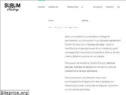 Sites similar to sublimfactory.com