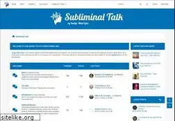 Sites similar to subliminal-talk.com