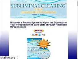 Sites similar to subliminalclearing.com