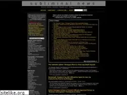 Sites similar to subliminalnews.com