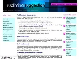 Sites similar to subliminalsuggestion.net