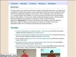 Sites similar to submodularity.org