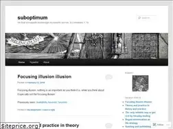 Sites similar to suboptimum.wordpress.com