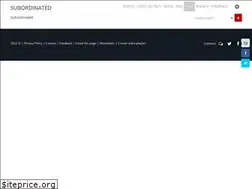Sites similar to subordinated.com