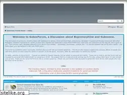 Sites similar to suboxforum.com