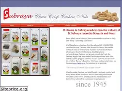 Sites similar to subrayacashew.com